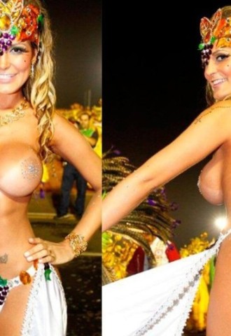 Голые девушки на карнавале в бразилии (45 фото)