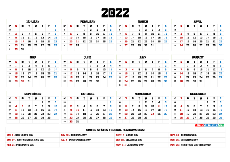 Производственный календарь 2022