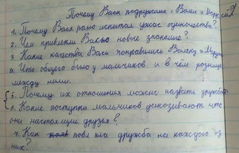 Сочинение по дурному обществу по вопросам