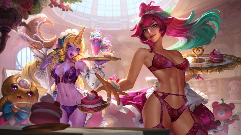 Food girls аниме игра