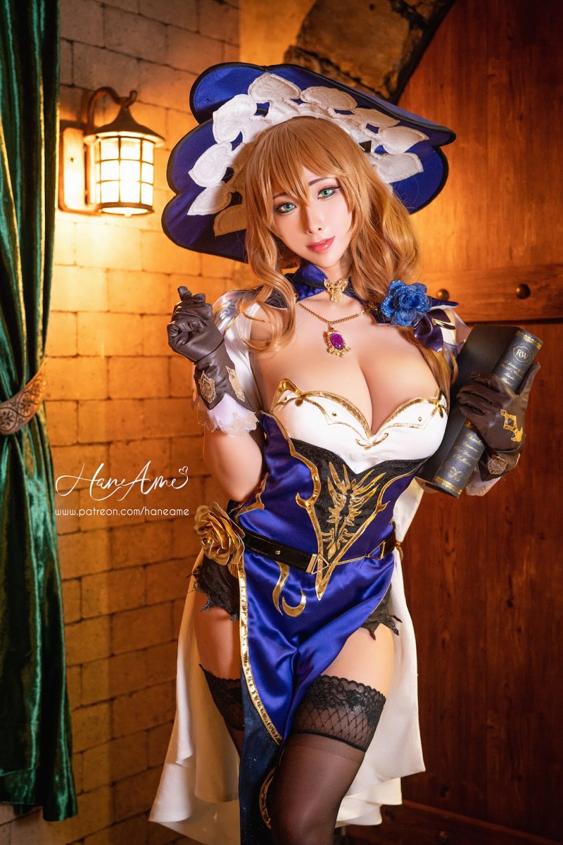 Hane ame Cosplay Лизы Геншин