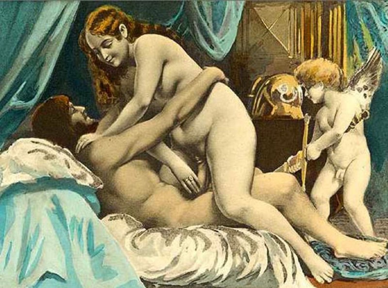 Мастурбация Эдуард Анри