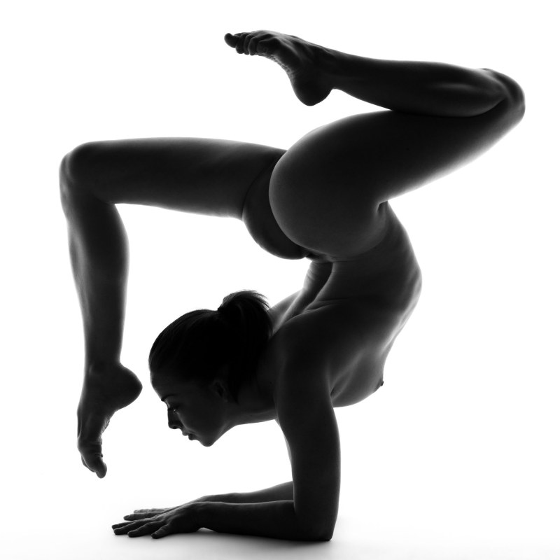 Naked gymnast балерина Ирина