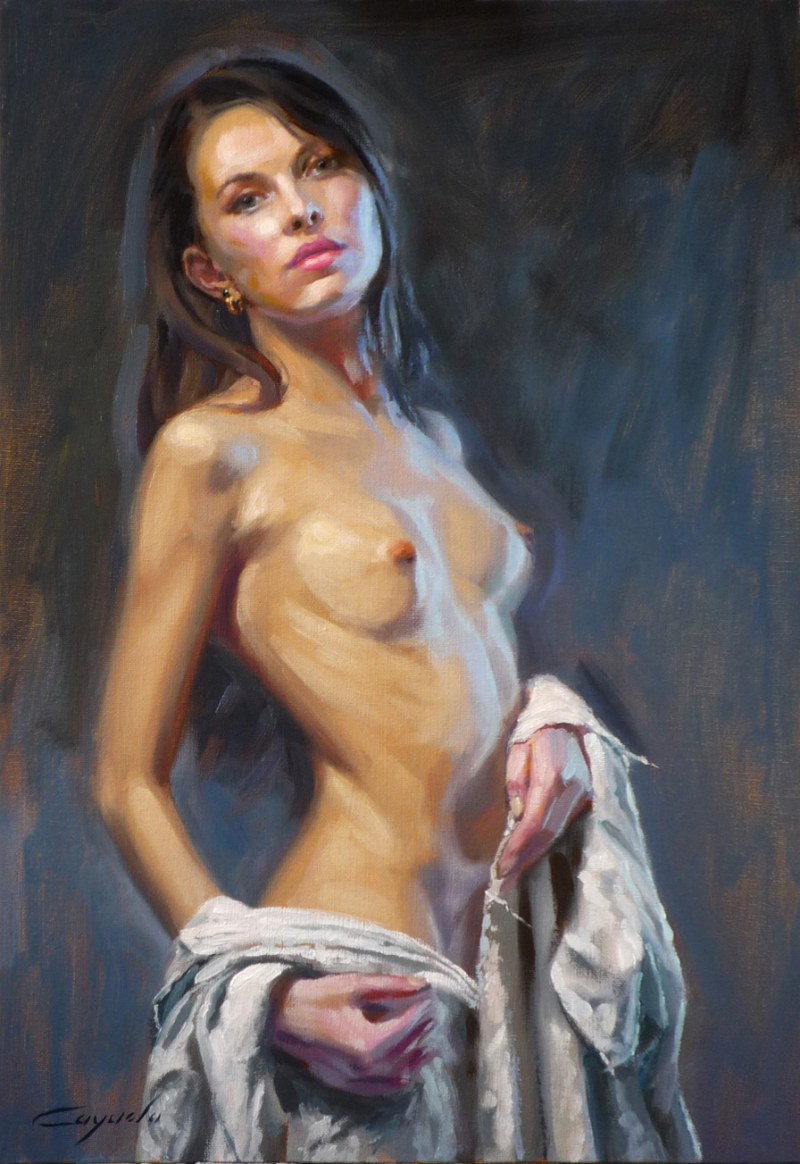 Даниэль мослет художник nude