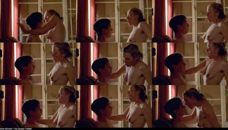 Голая Кейт Уинслет в фильме "чтец", 2008