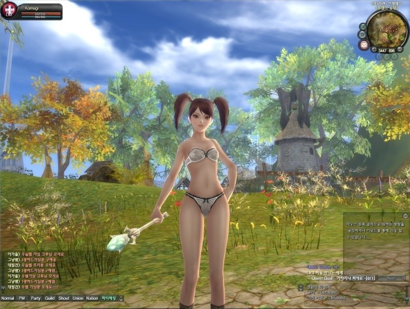MMORPG С созданием персонажа