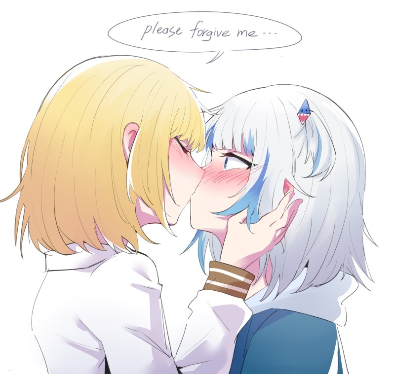 GAWR gura and Amelia Watson Yuri
