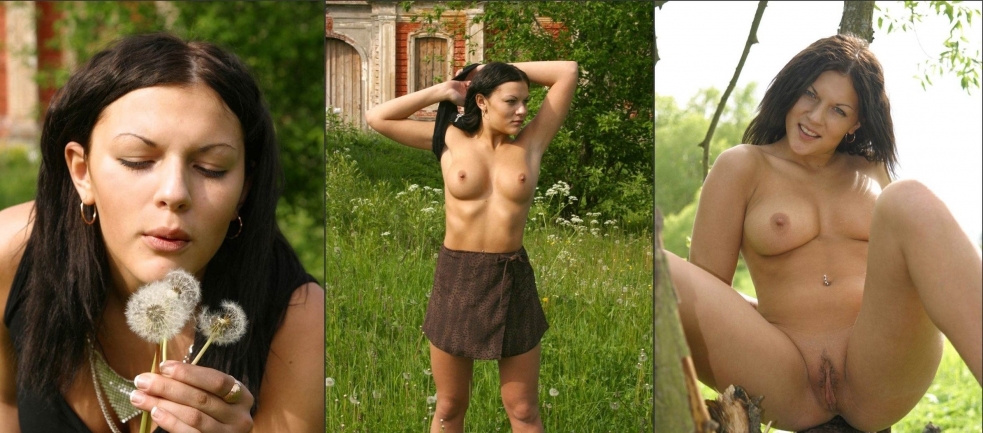 Школьницы в одежде и без одежды