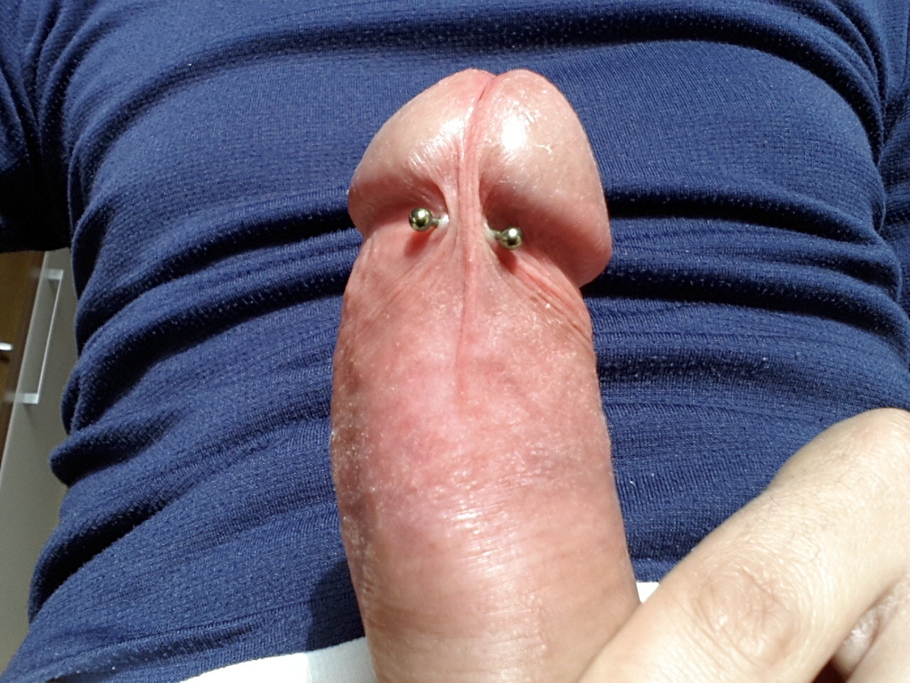 Double dido piercing