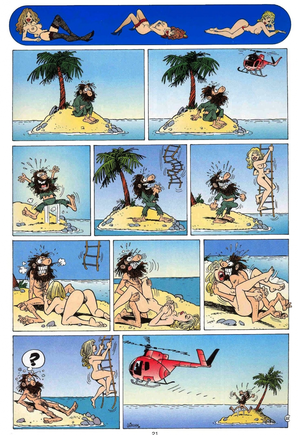 Порно комикс необитаемый остров фото 13