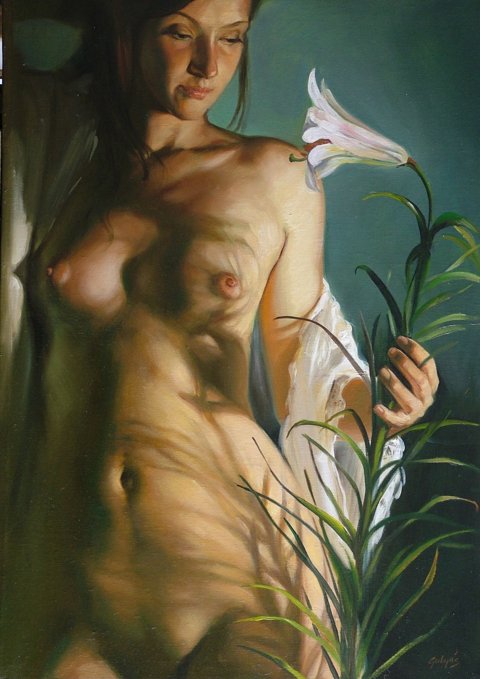 Художник Laszlo Gulyas Венгрия nude