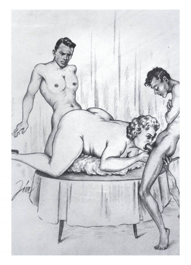Порнографические ретро рисунки