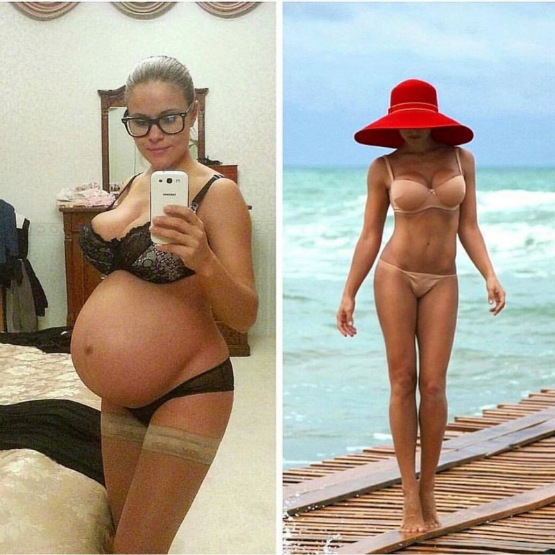 Ню поднимается по лестнице