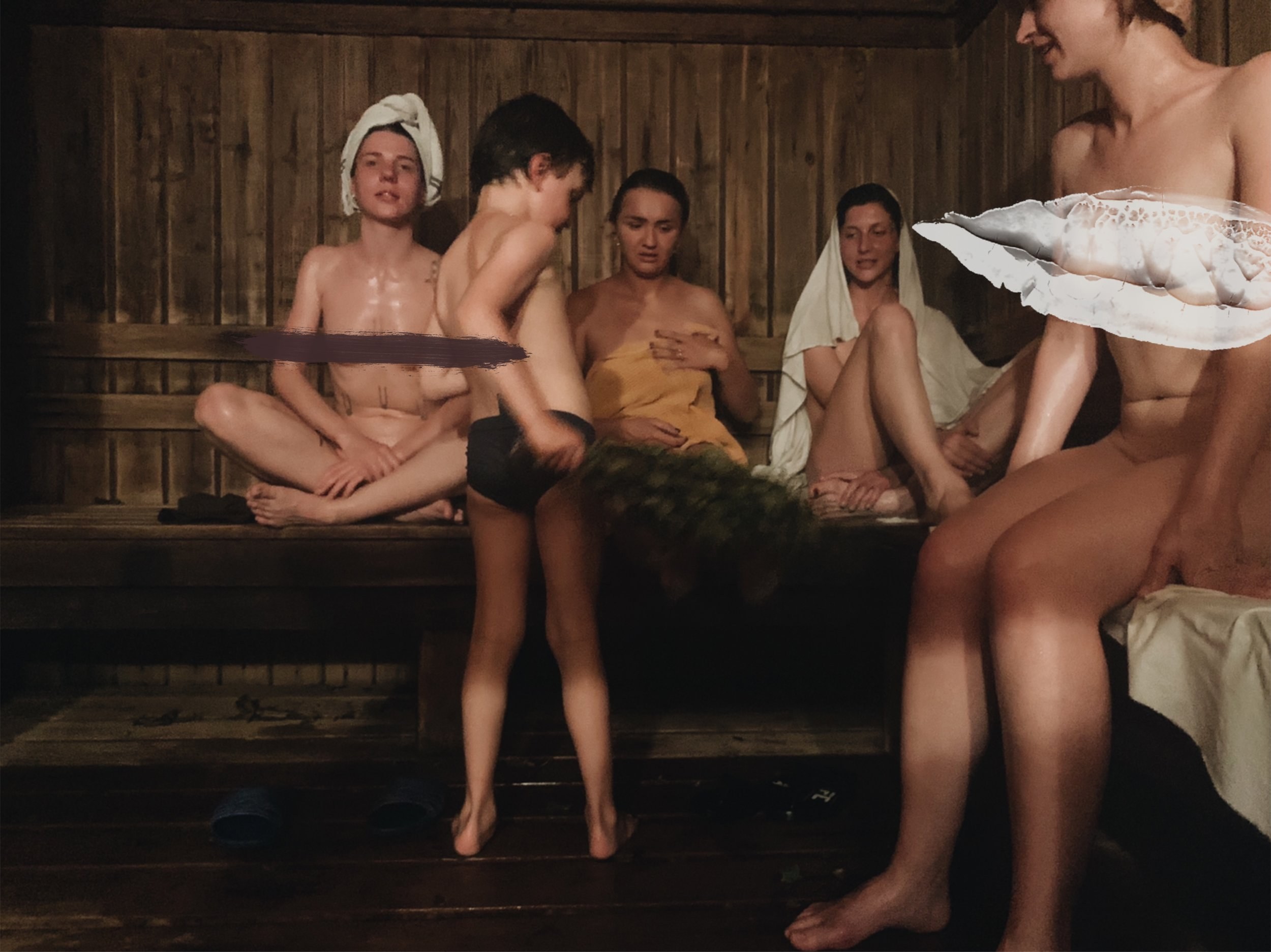 Обнаженные советские женщины в бане (56 фото)