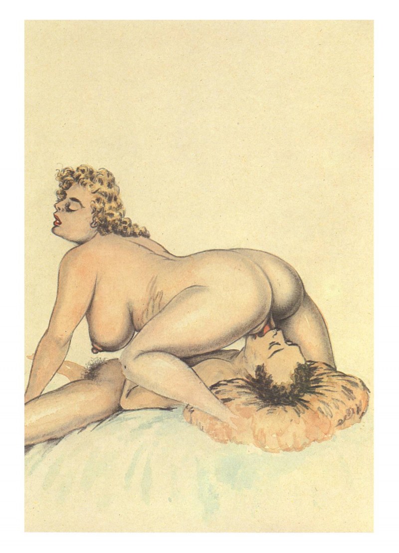 Эротические рисунки ретро