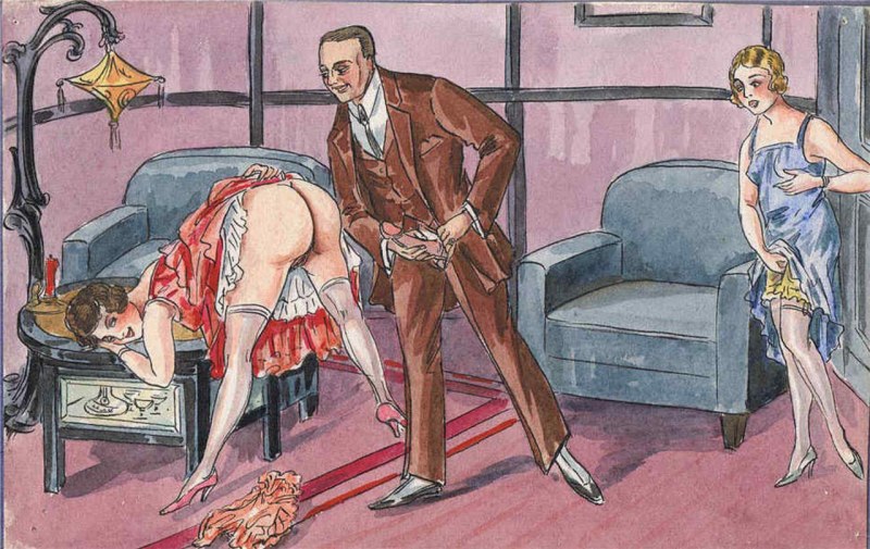 Эротические ретро комиксы