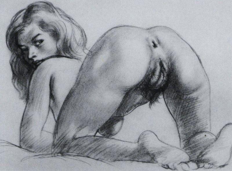 Порнорисунки карандашом