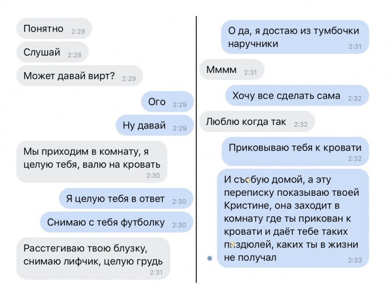 Эротический вирт переписка архив