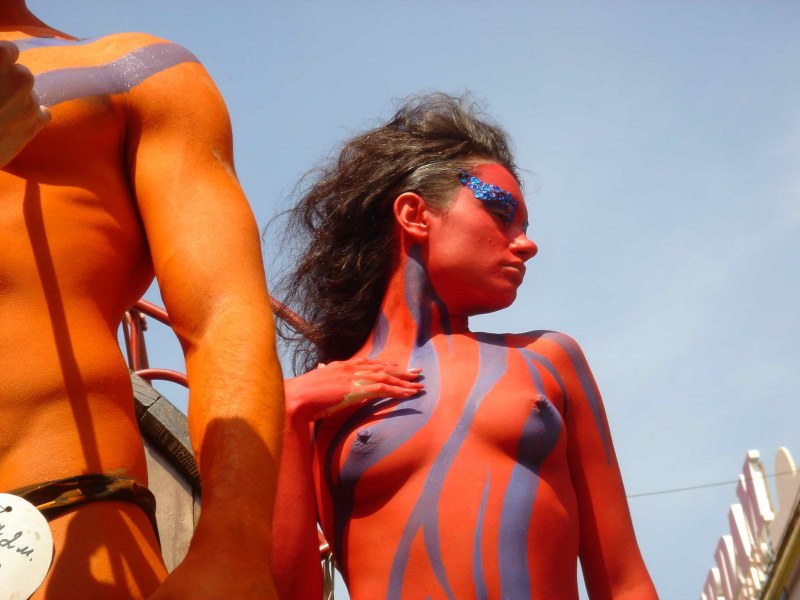 Бернинг Мэн фестиваль nude man