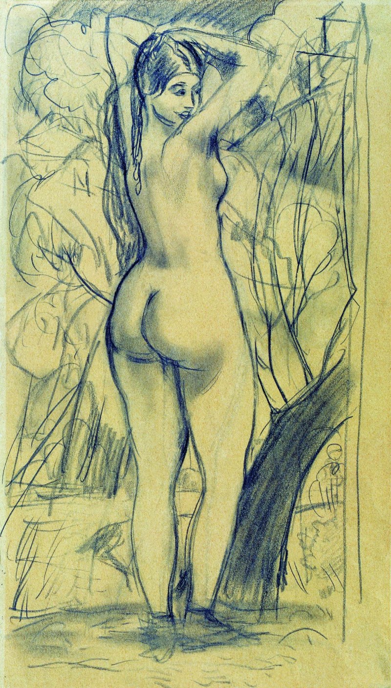Кустодиев эротические рисунки