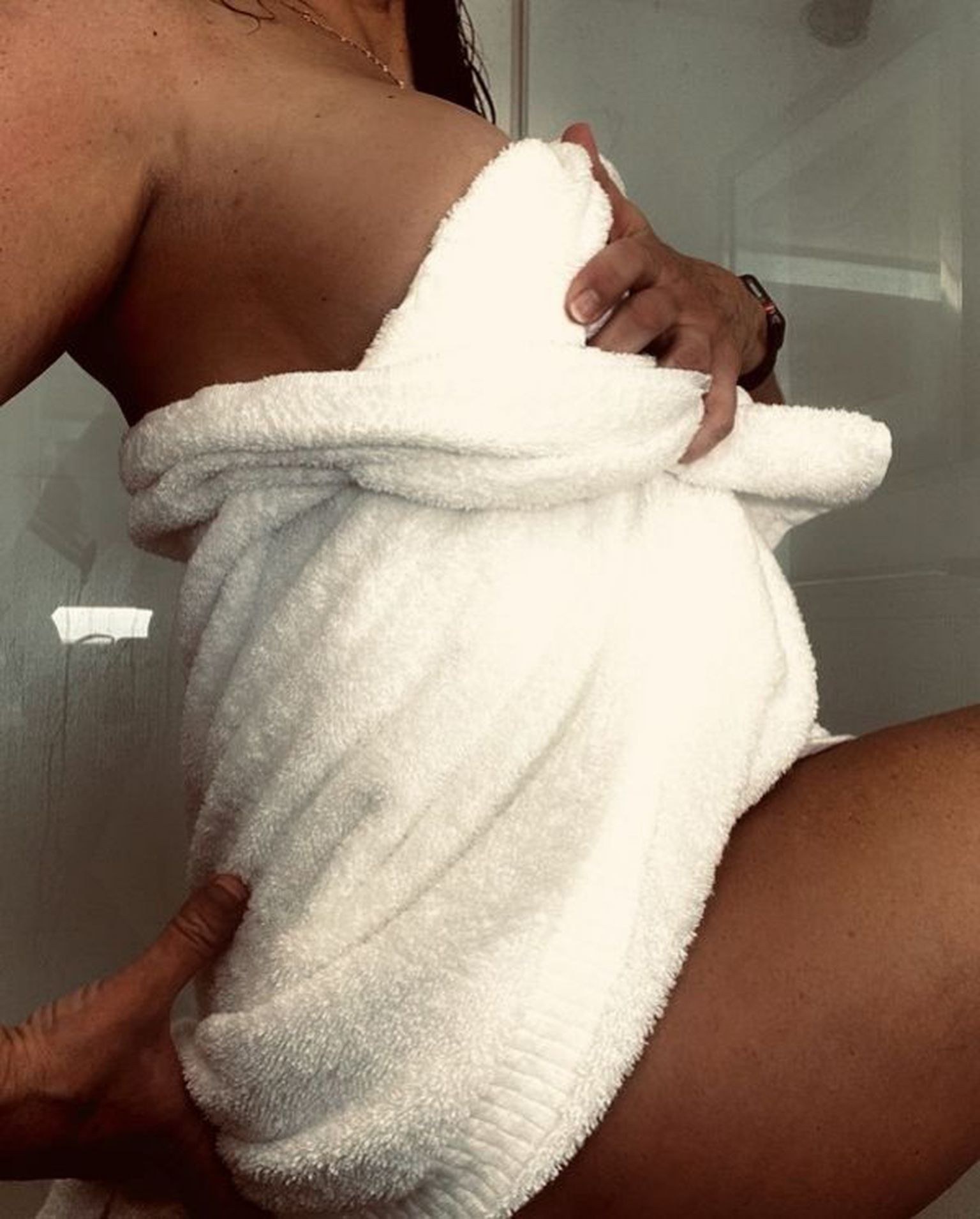 Секс после душа в полотенце (59 фото) - порно