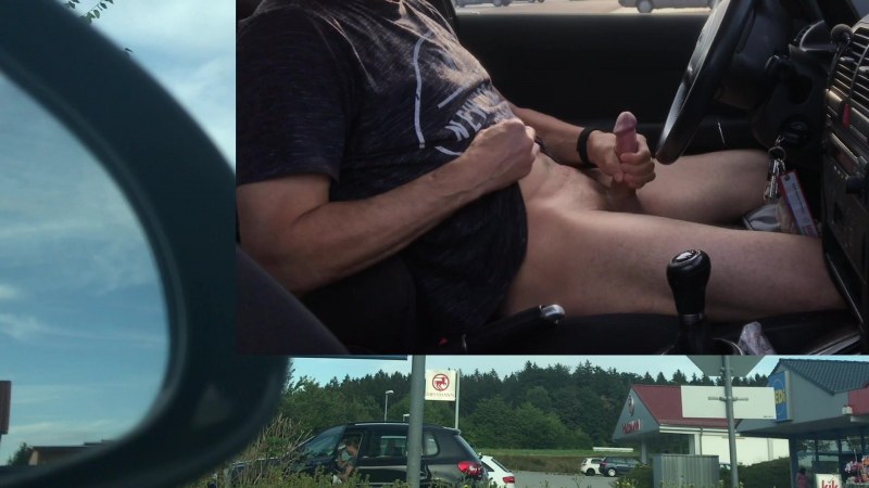 Long Drive interrupted by hot Stranded pussy