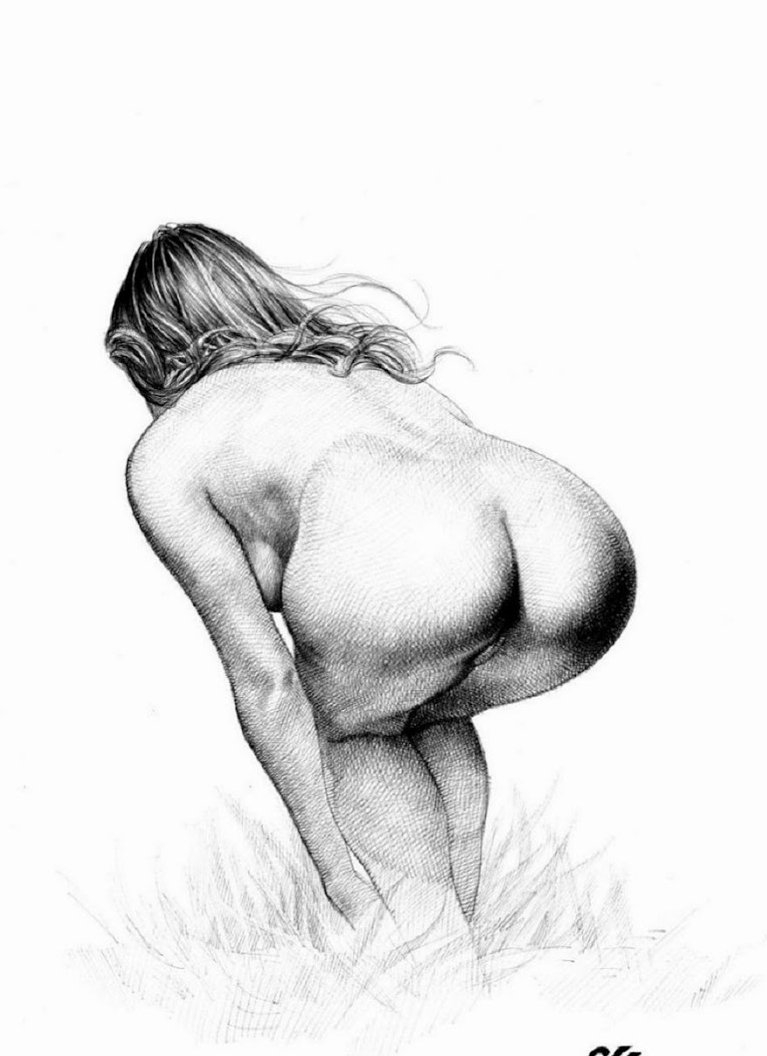 Эротические рисунки карандашом