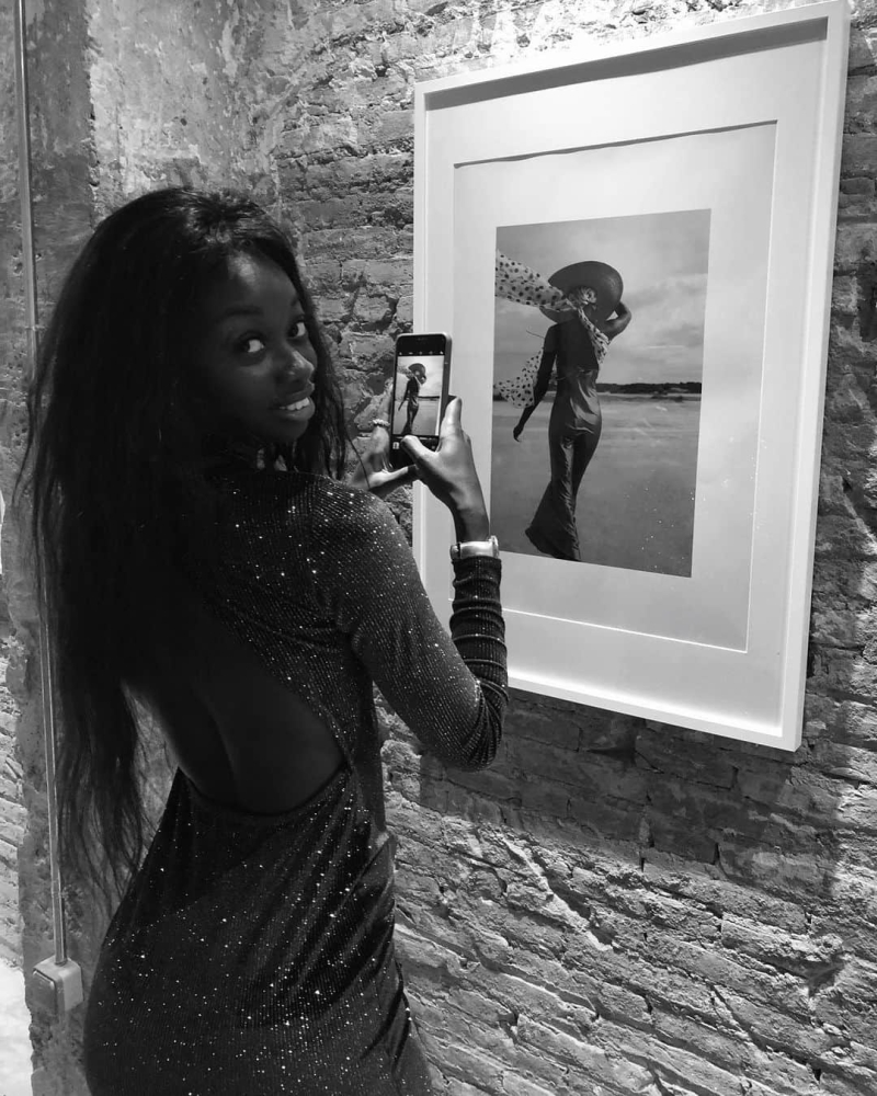 Fátima Diame в Нижнем белье