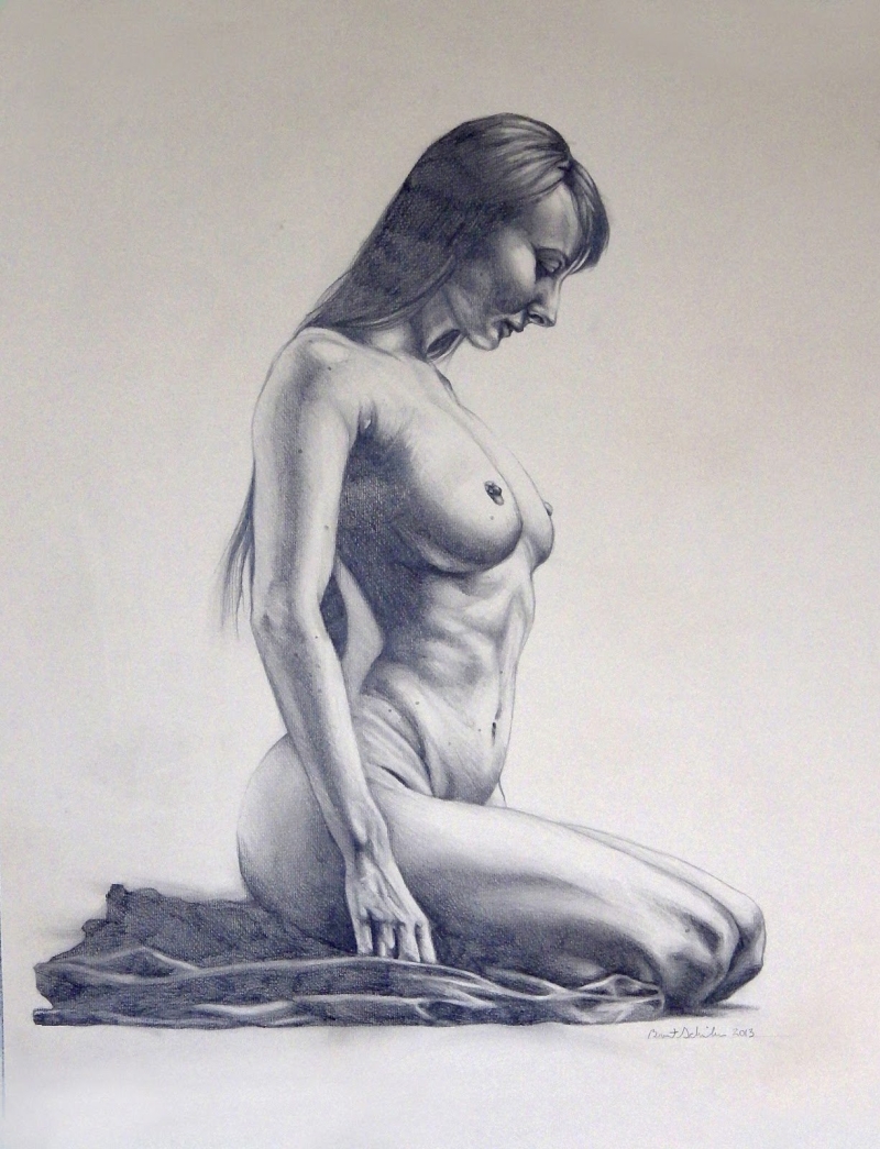 Красивые рисунки голых женщин