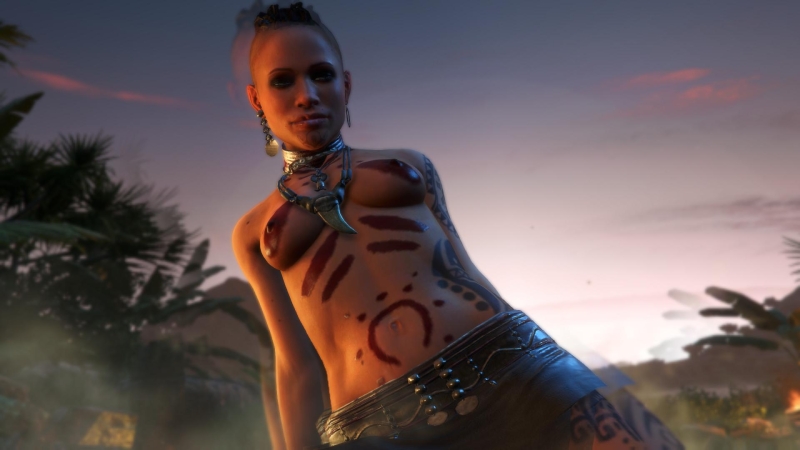 Far Cry 4 голая Амита голая
