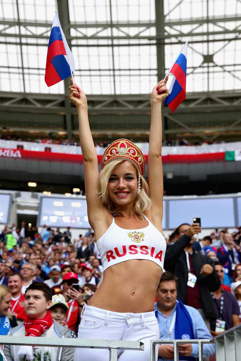 Русская болельщица на ЧМ 2018 Наталья Немчинова