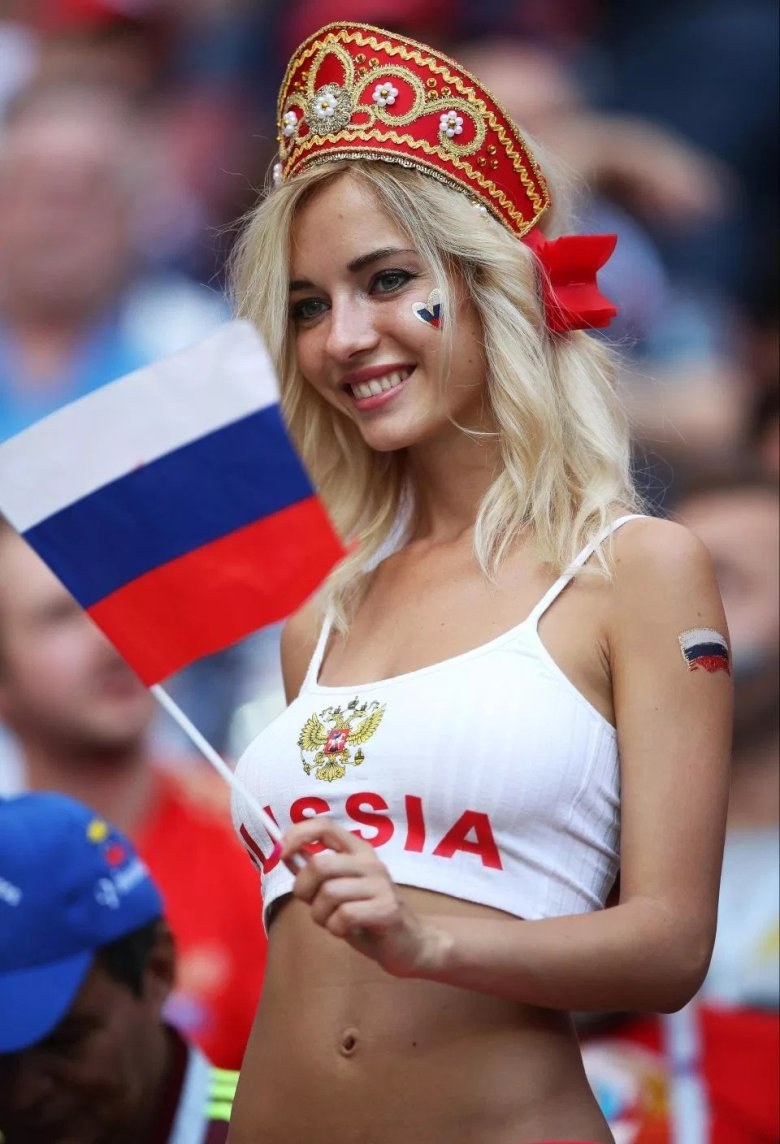 Болельщица сборной России