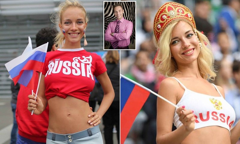 Болельщица сборной России Наталья Немчинова
