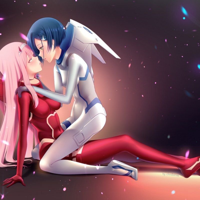 Zero two и Ичиго Юри