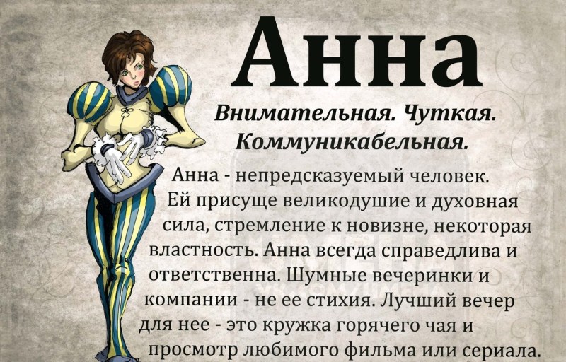 Что обозначает имя Анна
