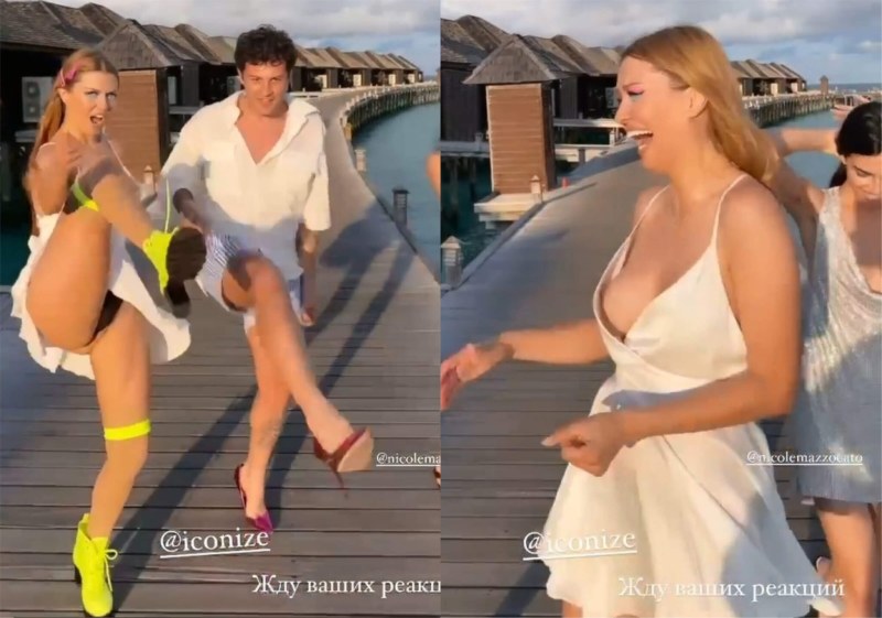 Виктория Боня разделась