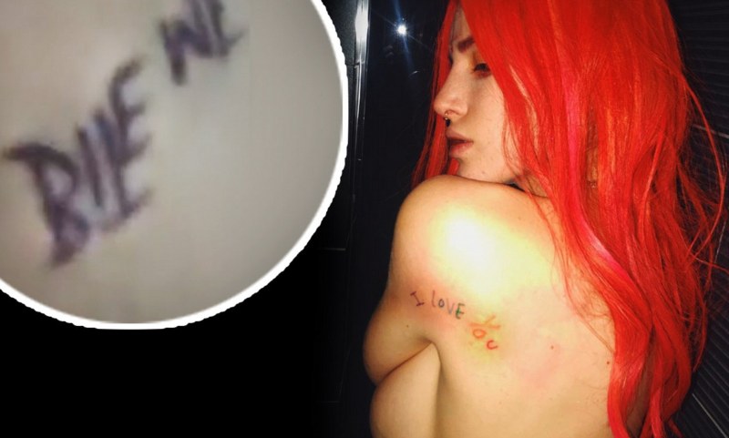 Bella Thorne Tattoo