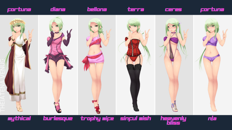 HUNIEPOP 2 all outfits