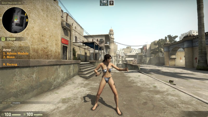 Голый Counter Strike Global Offensive