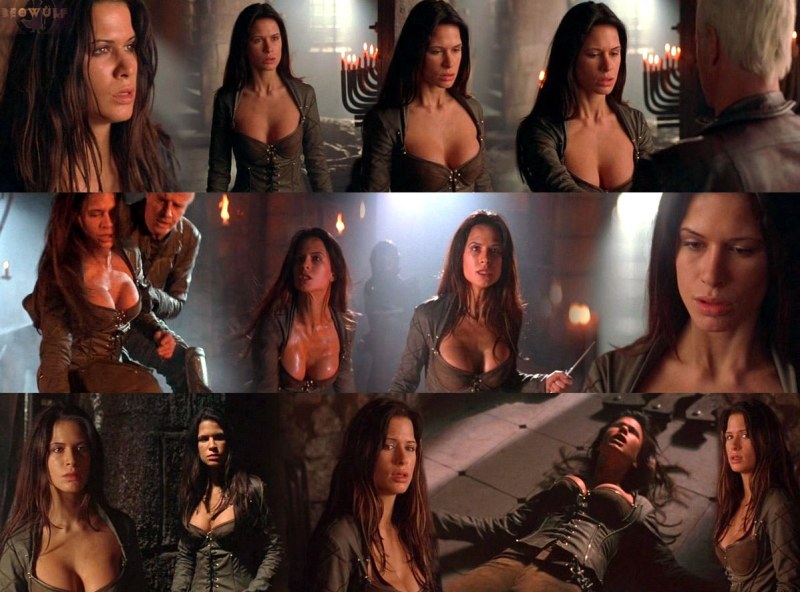 Rhona Mitra грудь