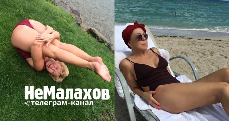 Любовь Успенская в молодости в купальнике