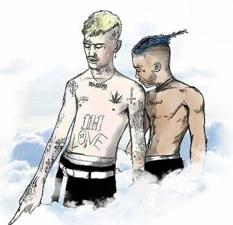Lil Peep Xxtentacion арт