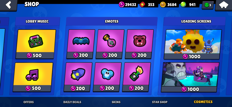 Brawl Stars экран загрузки