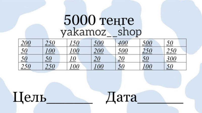 Хит копилка таблица