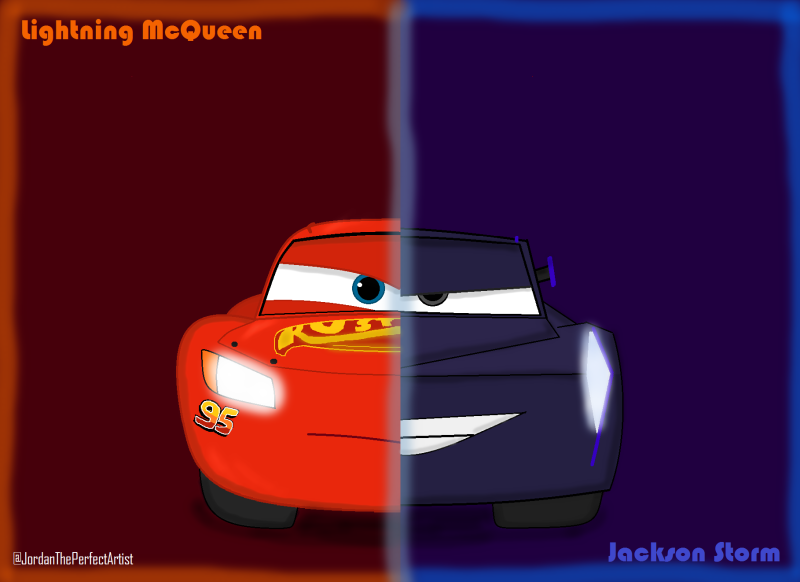 Jackson Storm x Lightning MCQUEEN