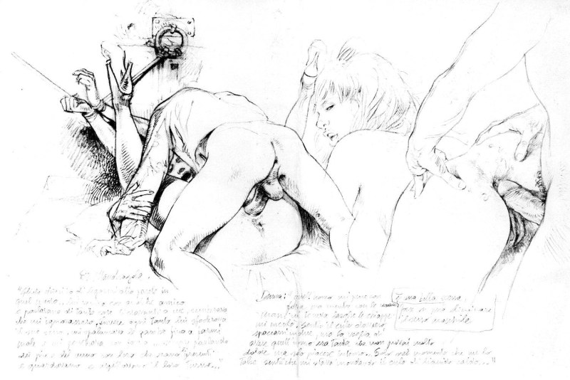 Эротический комикс чулки