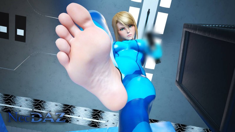 Самус Аран giantess feet