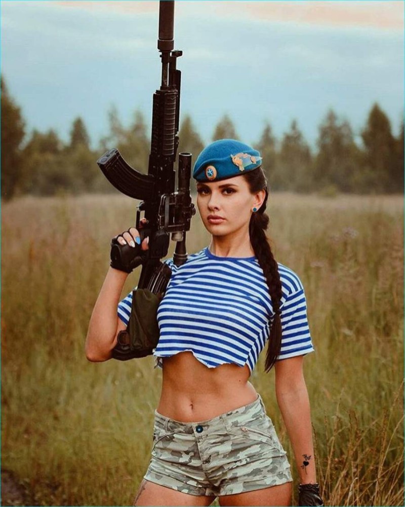 Мария Рябушкина милитари