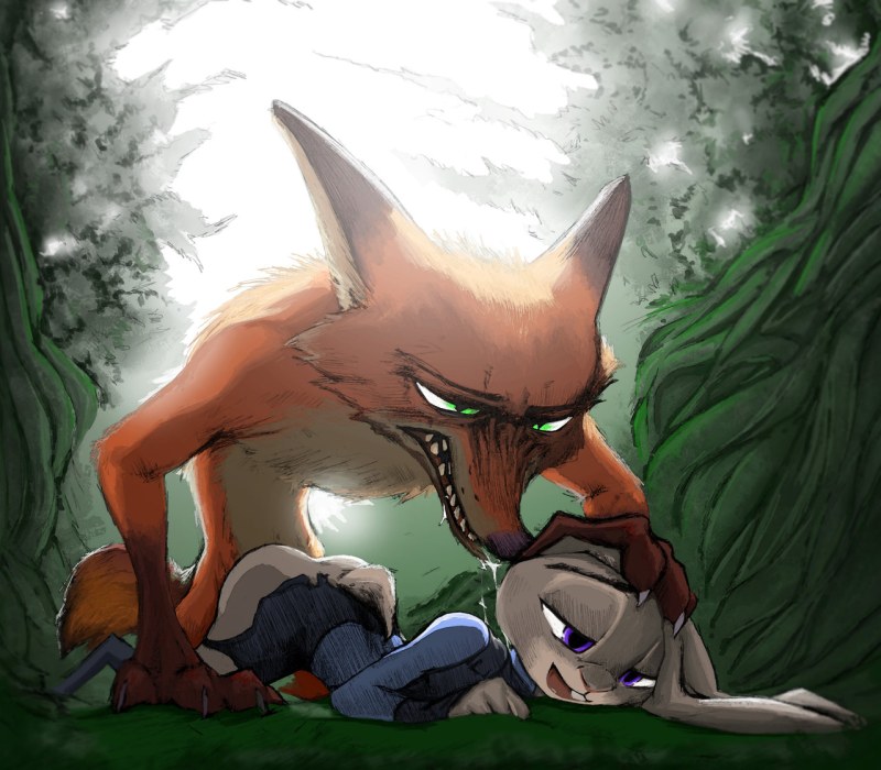 Джуди Хоппс и ник Уайльд sex