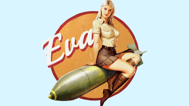 Декаль с Евой Эльфи